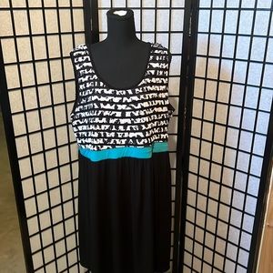Woman’s plus size dress.
